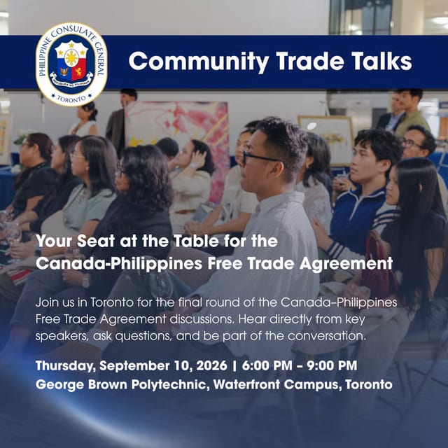 Your Seat at the Table: Highlights from the Canada–Philippines FTA Community Trade Talks